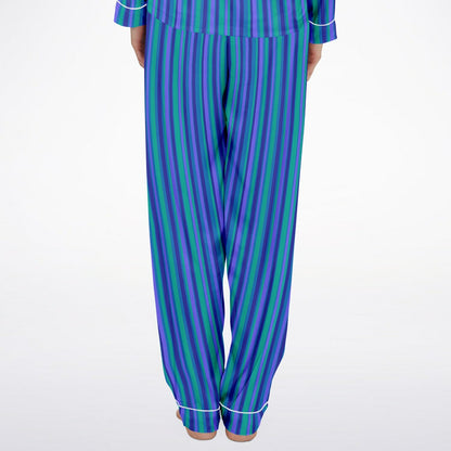 Retro Blue Stripes