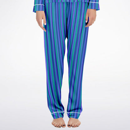 Retro Blue Stripes