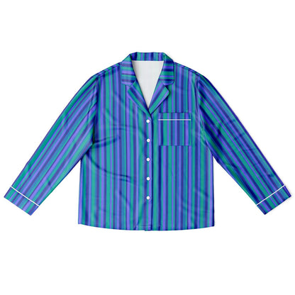 Retro Blue Stripes